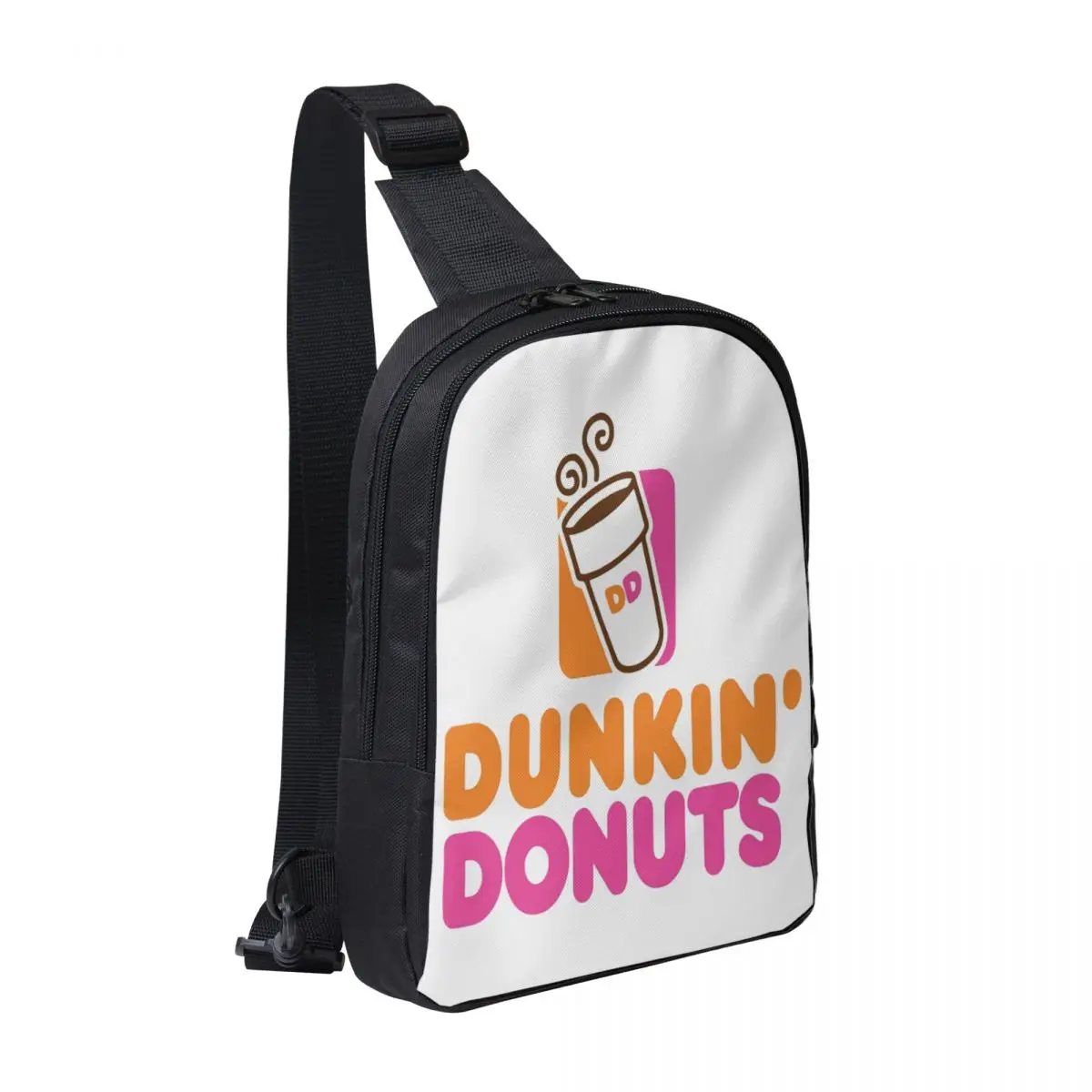 

Dunkin Donuts Chest Bag Men Sling Crossbody Backpack Chest Bag Traveling Hiking Daypack Shoulder Bag