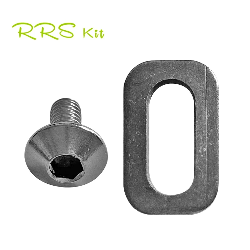 Rrskit Road Bicycle Pedal Cleats 6x Washers For SPD Cleat Screw Bike Plate For KEO Cleat Repair M5 Screw Gasket Bike Accessories