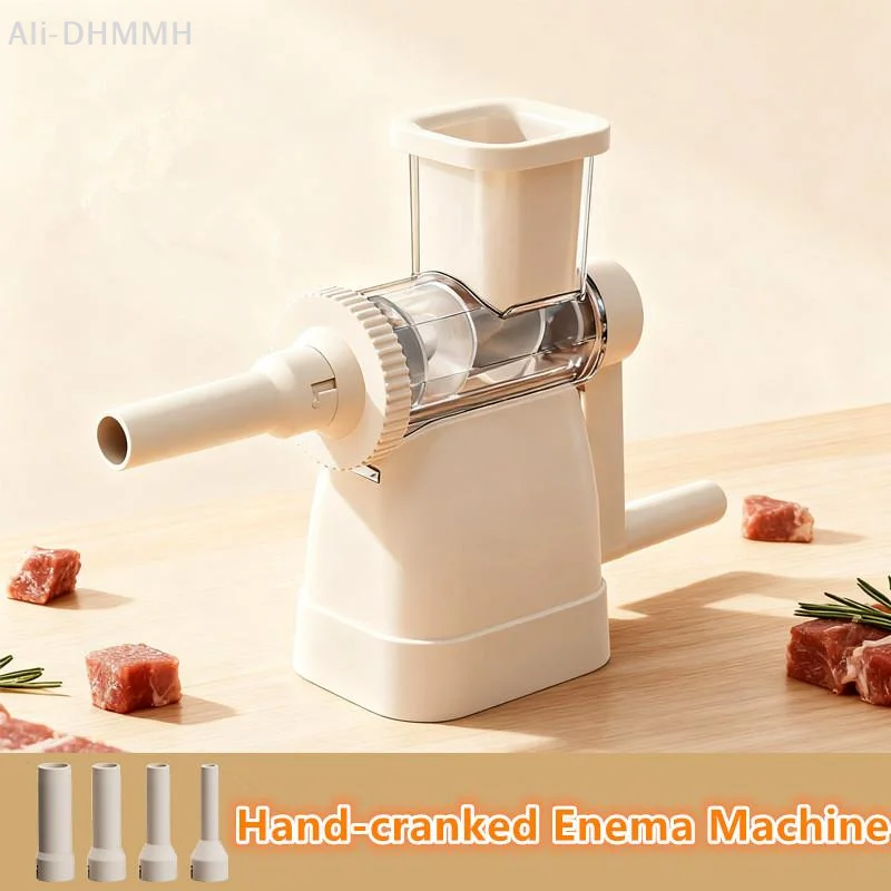 Manual Sausage Stuffing Machine for Homemade Sausages Stainless Steel Sausage Syringe Meat Injector Tool Kitchen Gadgets