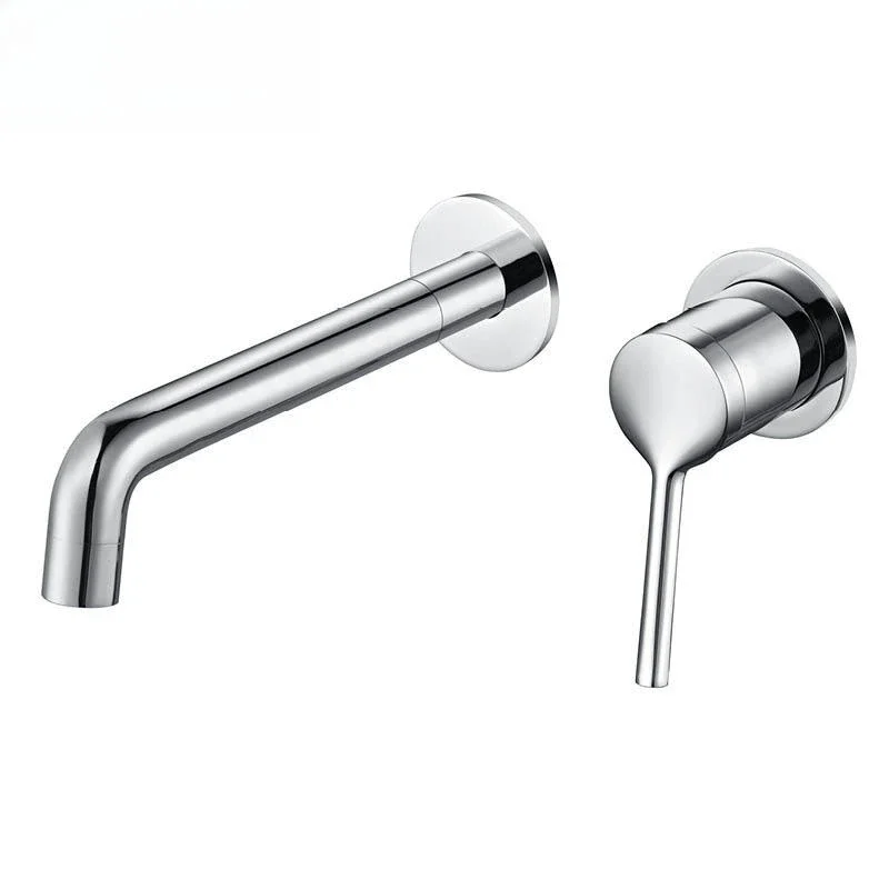 Concealed pre-embedded embedded faucet Extended rotary nozzle All copper wall faucet Hot melt