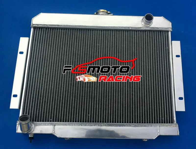 3 ROW 52MM Aluminum Radiator + FANS For Jeep CJ CJ5 CJ6 CJ7 3.8L 4.2L 5.0L 1970-1985 1984 1983 1982 1981 1980 1979 1978 1977