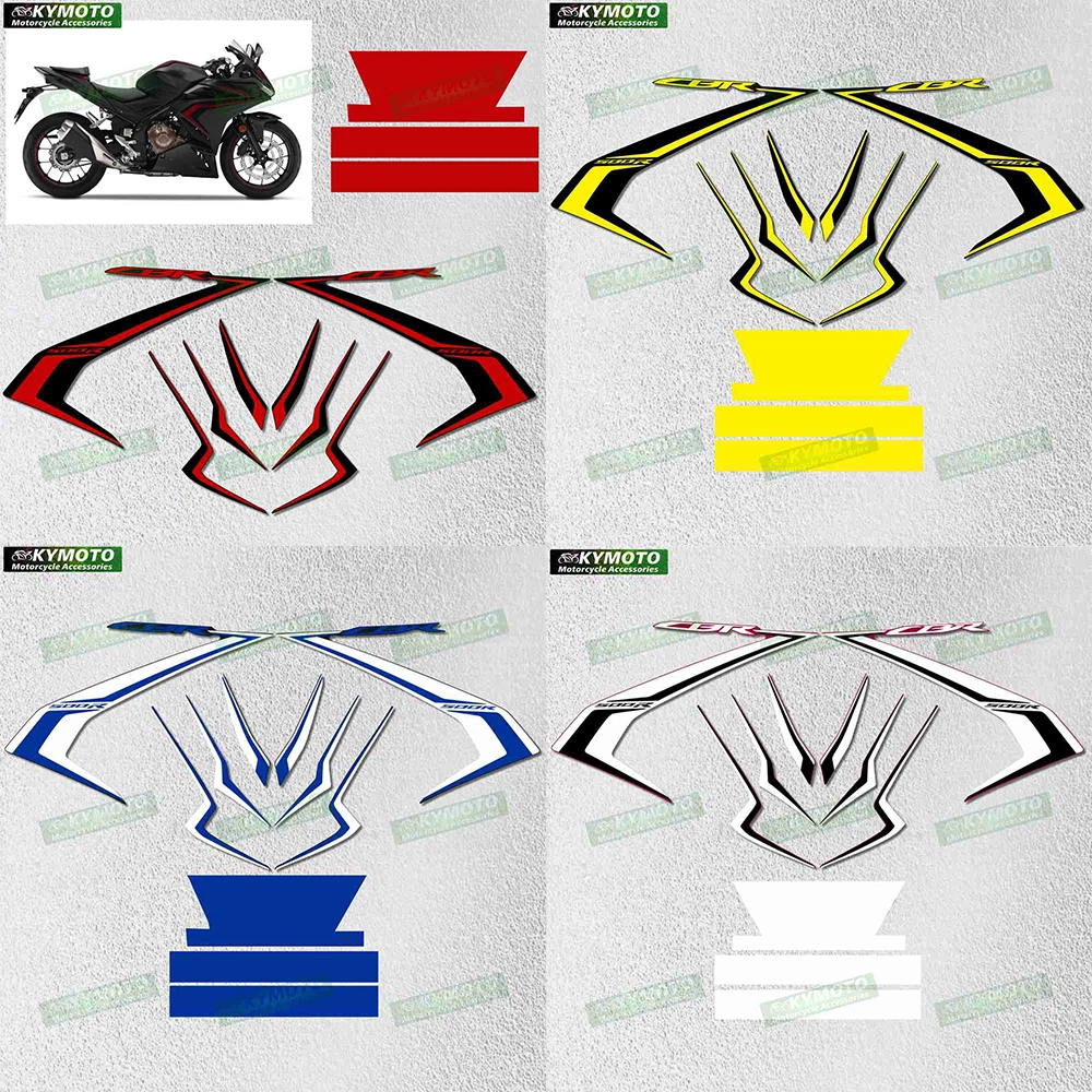 

Для Honda CBR500R CBR 500R 2019 2020 2021 2022, аксессуары для гоночных мотоциклов, наклейка на топливный бак, полная наклейка на автомобиль, украшение обтекателя