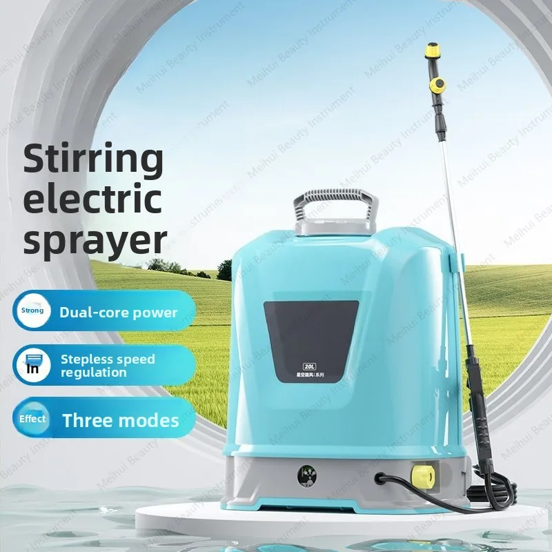 New Agricultural Pesticide Stirring Sprayer 20L Backpack Electric Disinfection and Epidemic Prevention Sprayer