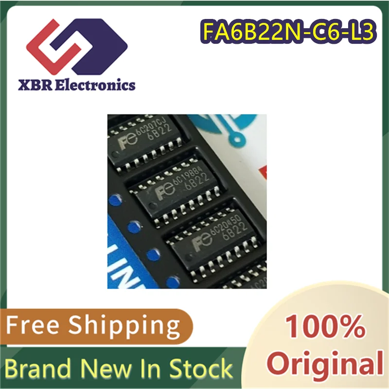 

(5/50 pieces) FA6B22N 6B22 FA6B22N-C6-L3 SMD SOP-16 LCD power management chip New original electronics spot free shipping