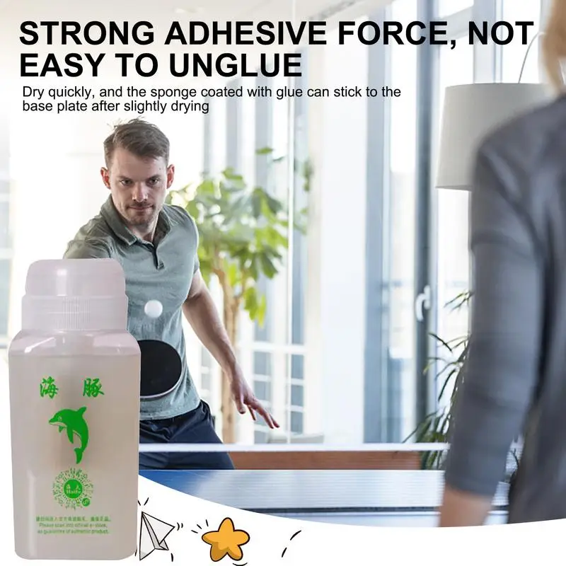 250ML ตารางเทนนิสความเร็วกาวฟองน้ํา Booster Effect Tune ตารางเทนนิสกาวแร็กเก็ตใบมีดกาว