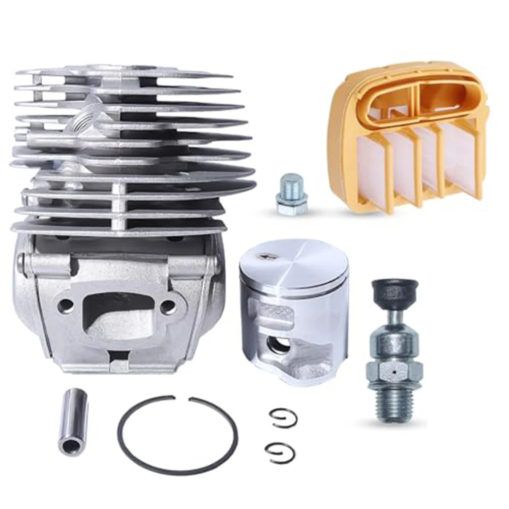 

Robust 43mm Cylinder Piston Kit Compatible with For Jonsered CC2252 and For 545 550XP Chainsaws Full Installation Set