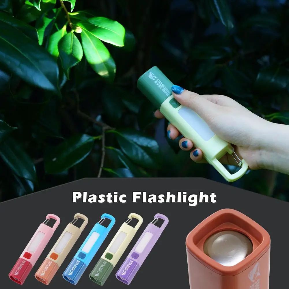 

Portable High Brightness Colorful Flashlight With Lock Level Flashlight Telescopic Three Adjustment With Camping Buckle Zoo T8Z1