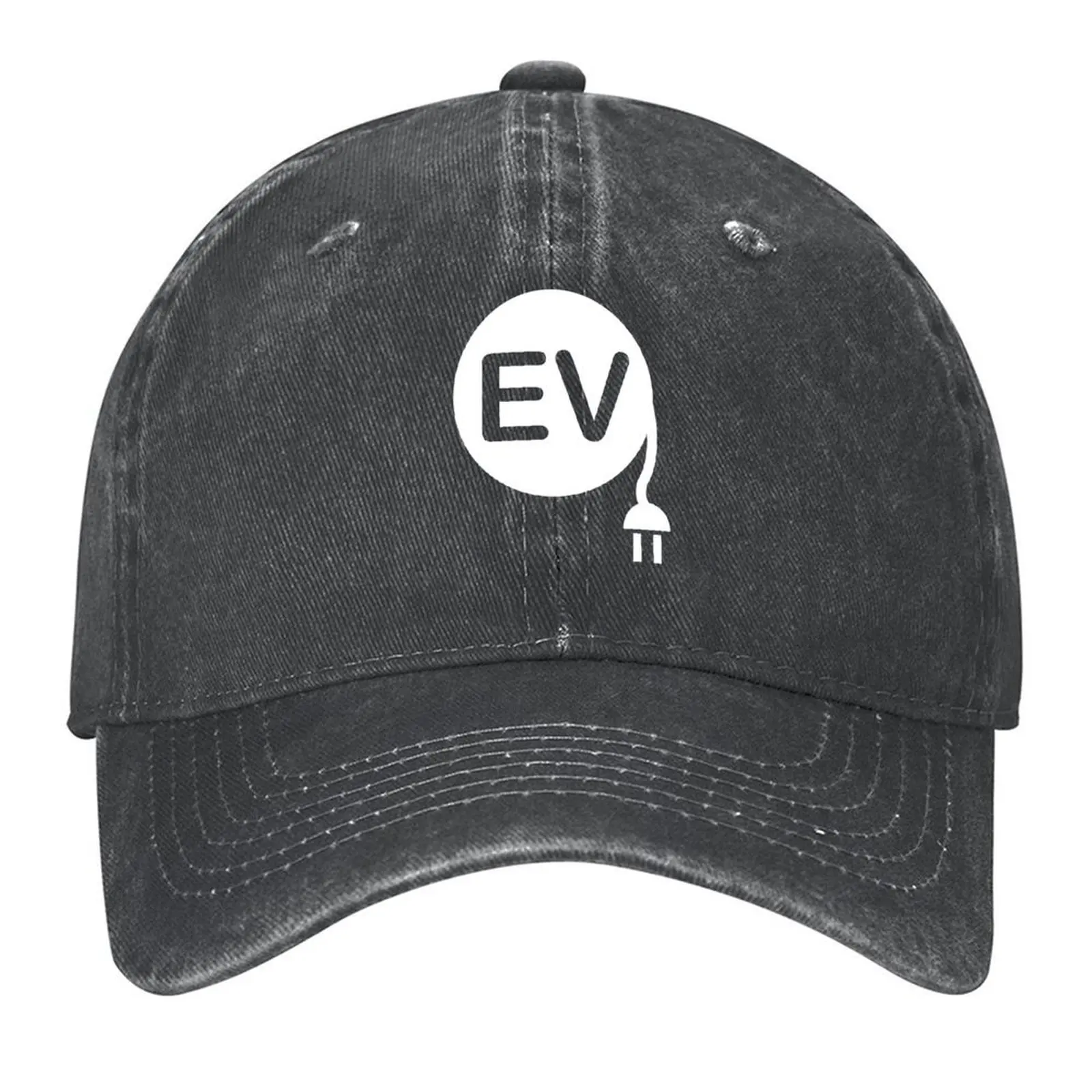 

Electric Vehicle Logo 6 (White) Baseball Cap Hat Beach Dropshipping men's big size hat Unique hats Women's Golf Wear Men's
