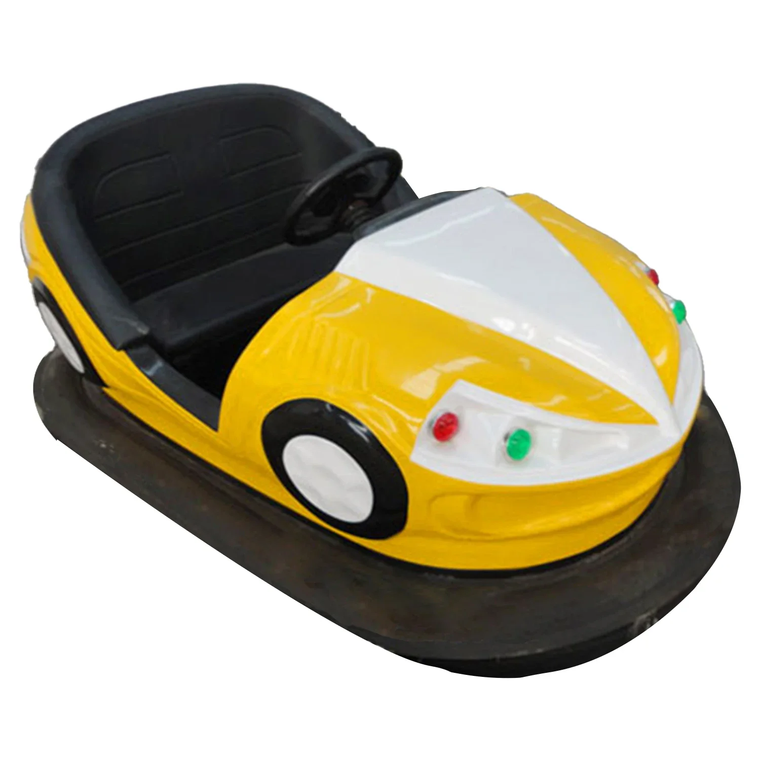 Professional Indoor/Outdoor Bumper Car Ride Equipment Fiberglass Plastic Construction LED Lights 6-10km/h Speed School Shoppingp