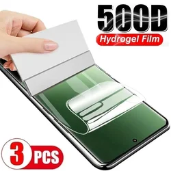 3PCS HD Smartphone Film For Honor 90 80 70 Lite 60 SE 50 Pro Plus Flat GT Hydrogel film Not Glass Phone Screen Protector