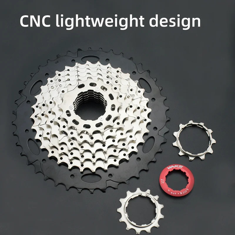 Wake Mountain Bike Cassette 8 Speed 36T Sprocket Freewheel 8s for Cycling MTB Folding Road Bicycle Accessories