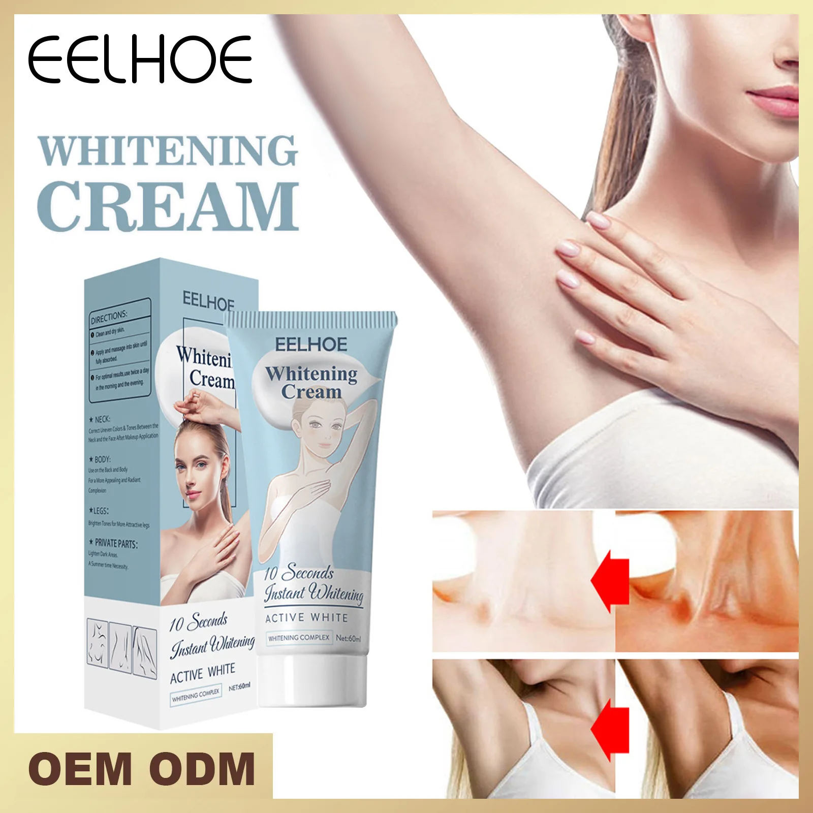 

Fast Absorbing Body Cream for Sensitive Skin, Soothing and Moisturizing, Long-lasting Hydration