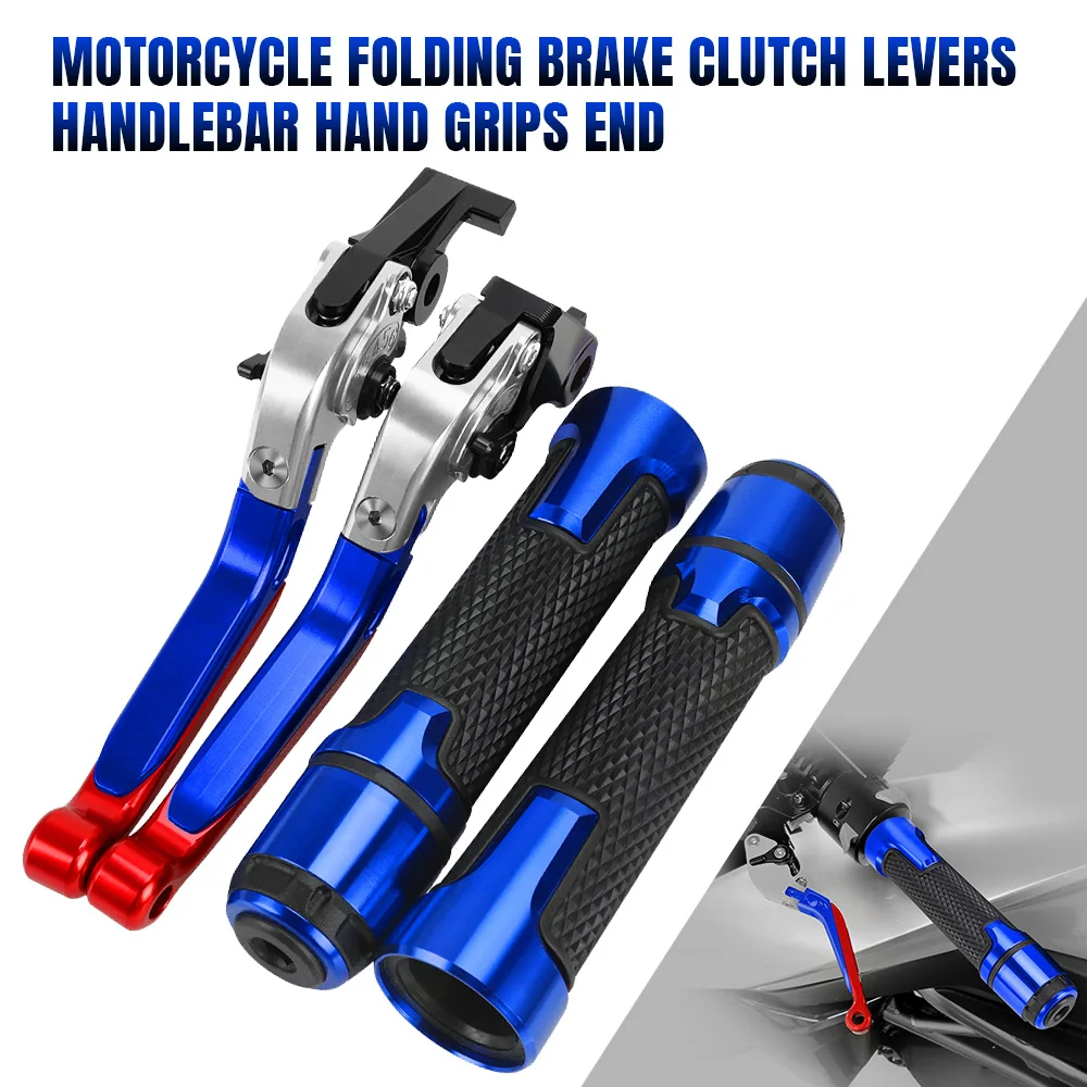 

For CFMOTO 650TR-G all years CNC Aluminum Accessories Motorcycle Brake Clutch Levers Handlebar Handle bar Hand Grips Ends Parts