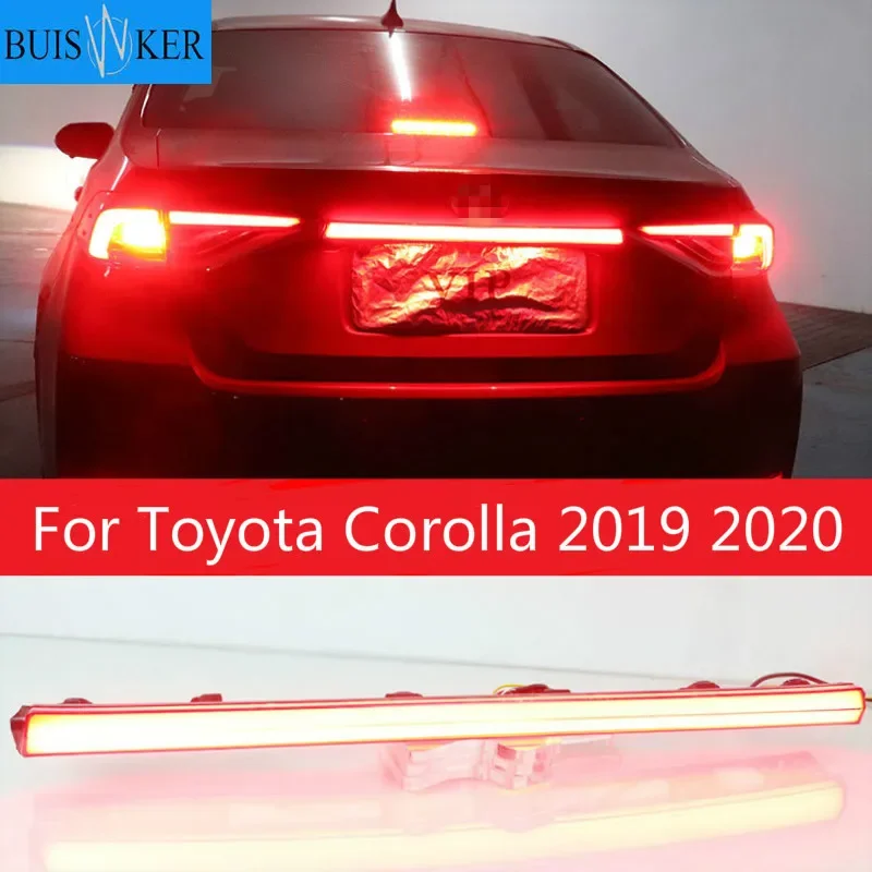 LED rear bumper lights for Toyota Corolla 2019 2020 tail light daylight+brake+turn signal lamp three functions