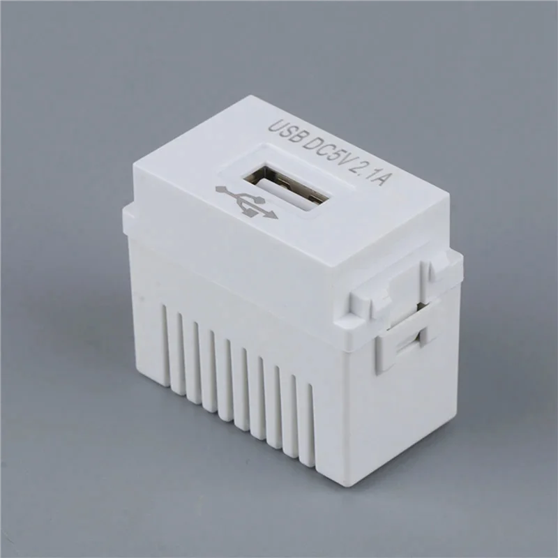 

FUFU 2X Phone Charging Panel USB Power Module 220V Socket 5V Transformer 2.1A USB Charging Power Socket Switching Adapter