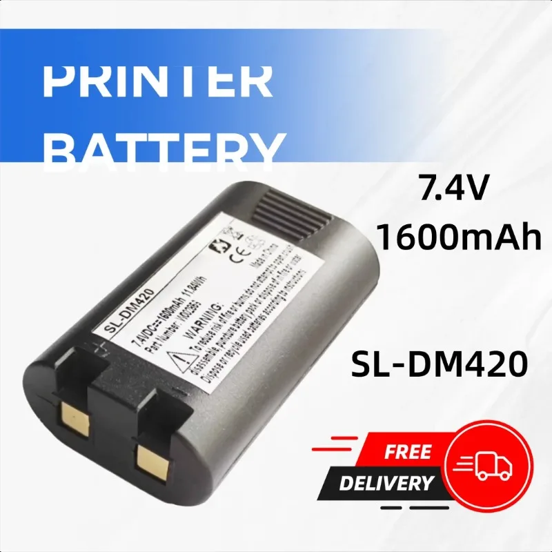

7.4V 1600mAh for DYMO Rhino 5200 4200 W002856 Printer Battery