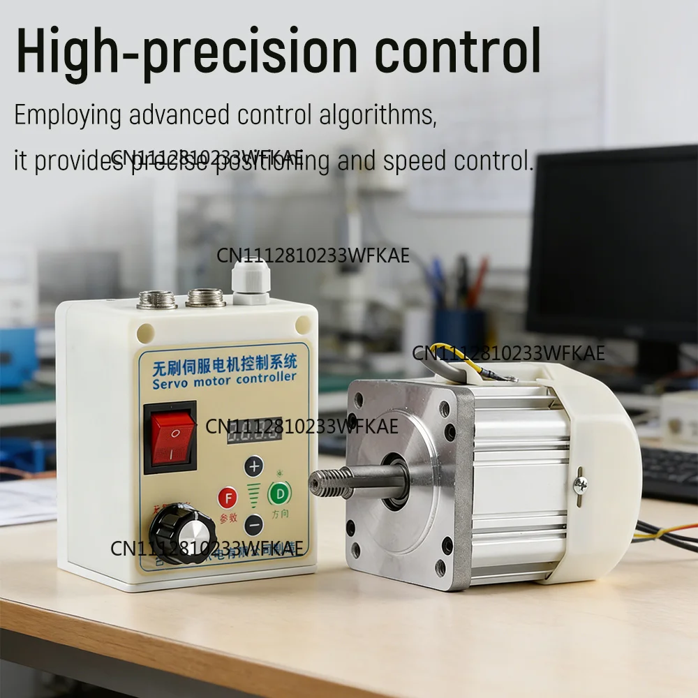 Permanent Magnet DIY Servo Motor Controller Kit Woodworking BLDC Servo Controller Lathe Machine Driver Brushless Motor