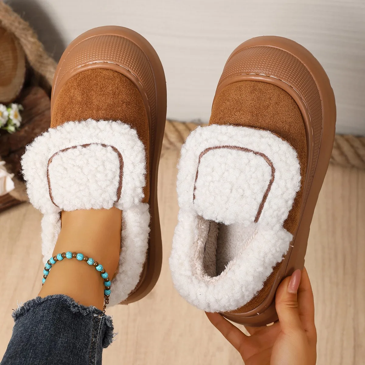 

Женские ботинки, зимние ботильоны без шнуровки для женщин, зимняя мода, повседневные удобные женские ботинки на среднем каблуке с круглым носком