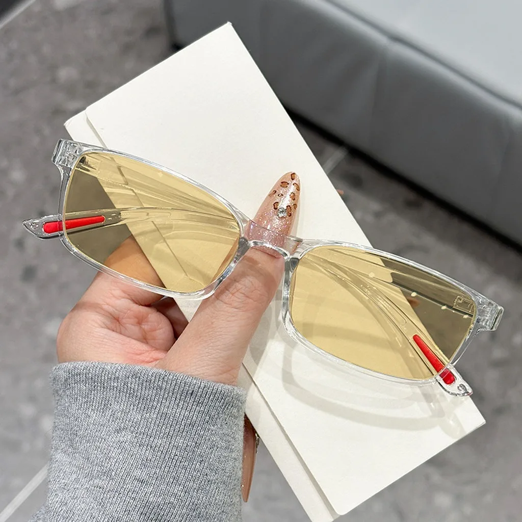 Anti Blue Light Sunglasses Square Tr Frame Sunglasses Yellow Lens Sunglasses Anti Blue Light For Outdoor Casual Activities Women