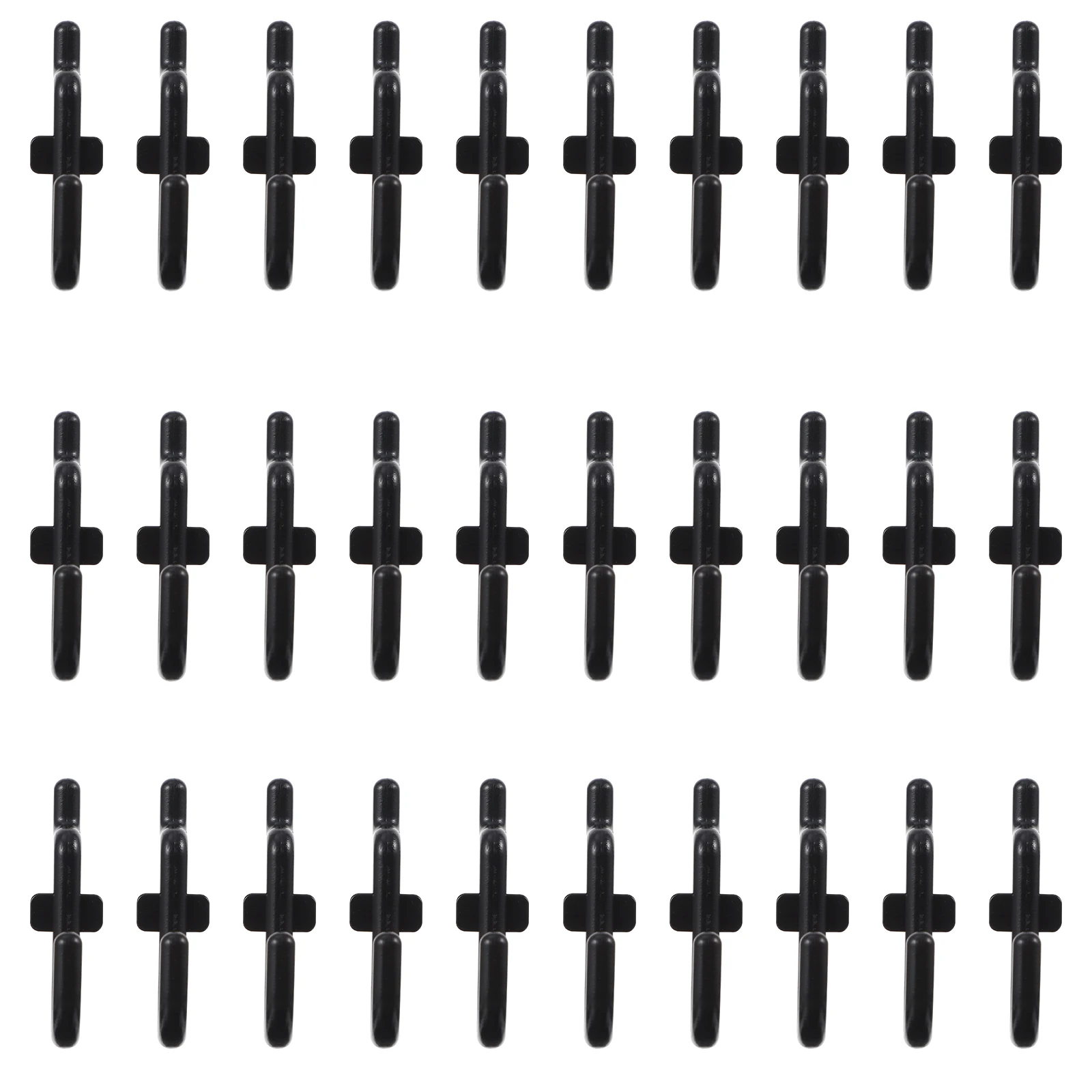 

50pcs J Shape Hooks Strong Storage Rack for Clothes Garage Metal Hanging Display Safe Plastic Material Pegboard