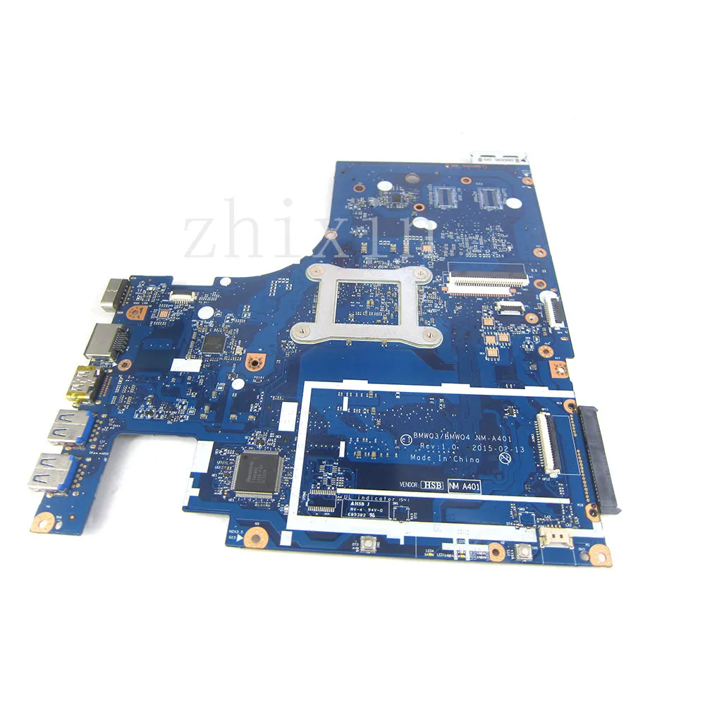 

For LENOVO Ideapad G51-35 Laptop Motherboard WIth A6-7310 A8-7410 CPU DDR3 FRU:5B20J22828 BMWQ3/BMWQ4 NM-A401 full test