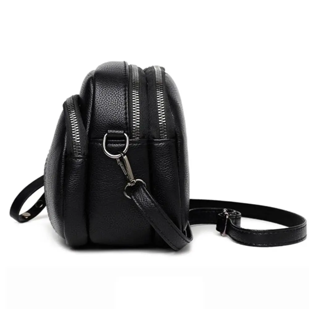 Leather Crossbody Bag Fashion Multifunction Large Capacity Shoulder Bags Casual Wear-resistant Travel Bag Women