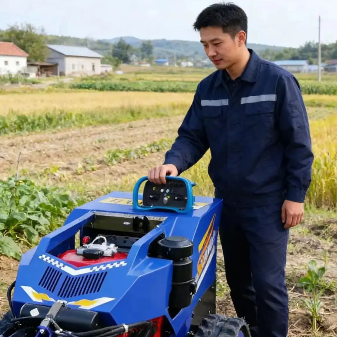 

Газонокосилка с индивидуальной системой навигации и радарным управлением, подходит для парков, сельского хозяйства, лесного хозяйства и кошения газонов, а также для использования в качестве роторной косилки.