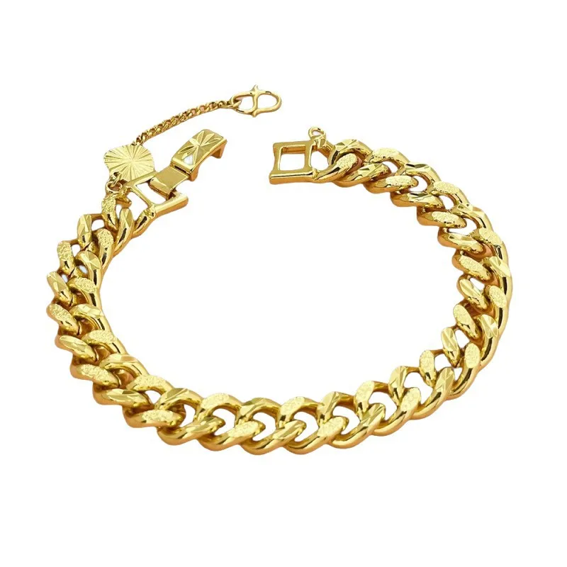 

925 Sterling Silver Bracelet 9MM Matte Side Bracelet Ladies Fashion Simple Birthday Party Wedding Anniversary Jewelry Gift