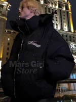 Y2K Women's Harajuku Winter Padded Jacket Thick Warm Coat Women's Vintage Zip Up Outerwear Casual Streetwear Fashion Parkas New 6