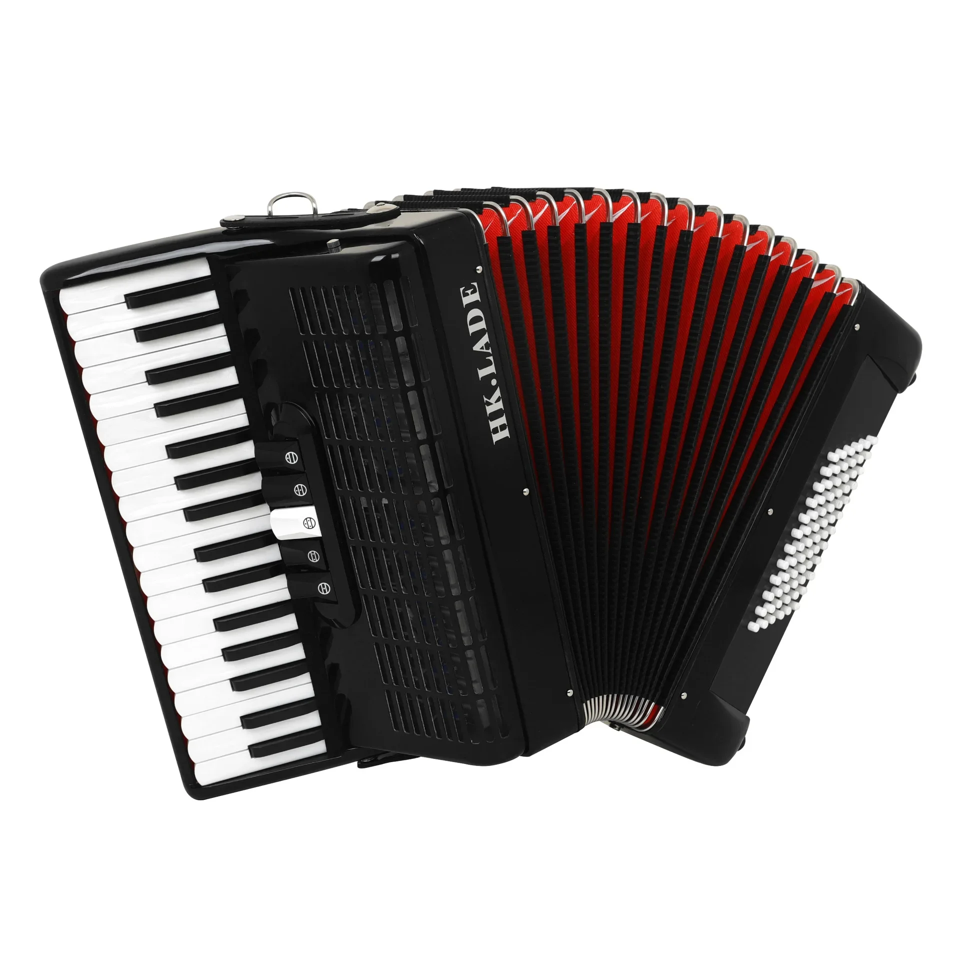 LADE Accordion Grade Play Beginner Accordion 34 Keys 72 Bass Metamorphosis 5 Keyboards Accordion Instrument