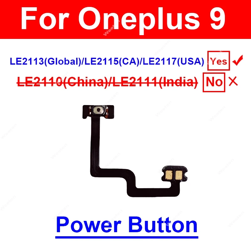 For Oneplus 1+ 9 9 Pro 9R 9RT On Off Power Volume Side Buttons Volume Power Keys Flex Ribbon Replacement image 6