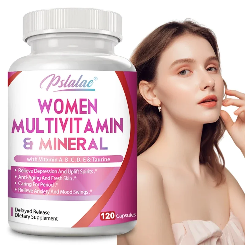 Multivitaminas y minerales para mujeres: promueve la salud ovariana y el equilibrio hormonal, mejora el estado de ánimo y la salud mental