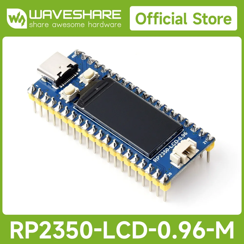 Waveshare RP2350-LCD-0.96 Development Board,With 0.96inch LCD Display,160×80 a Pico-like MCU board based on Raspberry Pi RP2350A