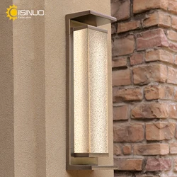Solar Wall Light Outdoor Dusk to Dawn Porch Lighting Fixture Waterproof Solar Lanterns Anti-Rust Lanterns for Front Patio Garage