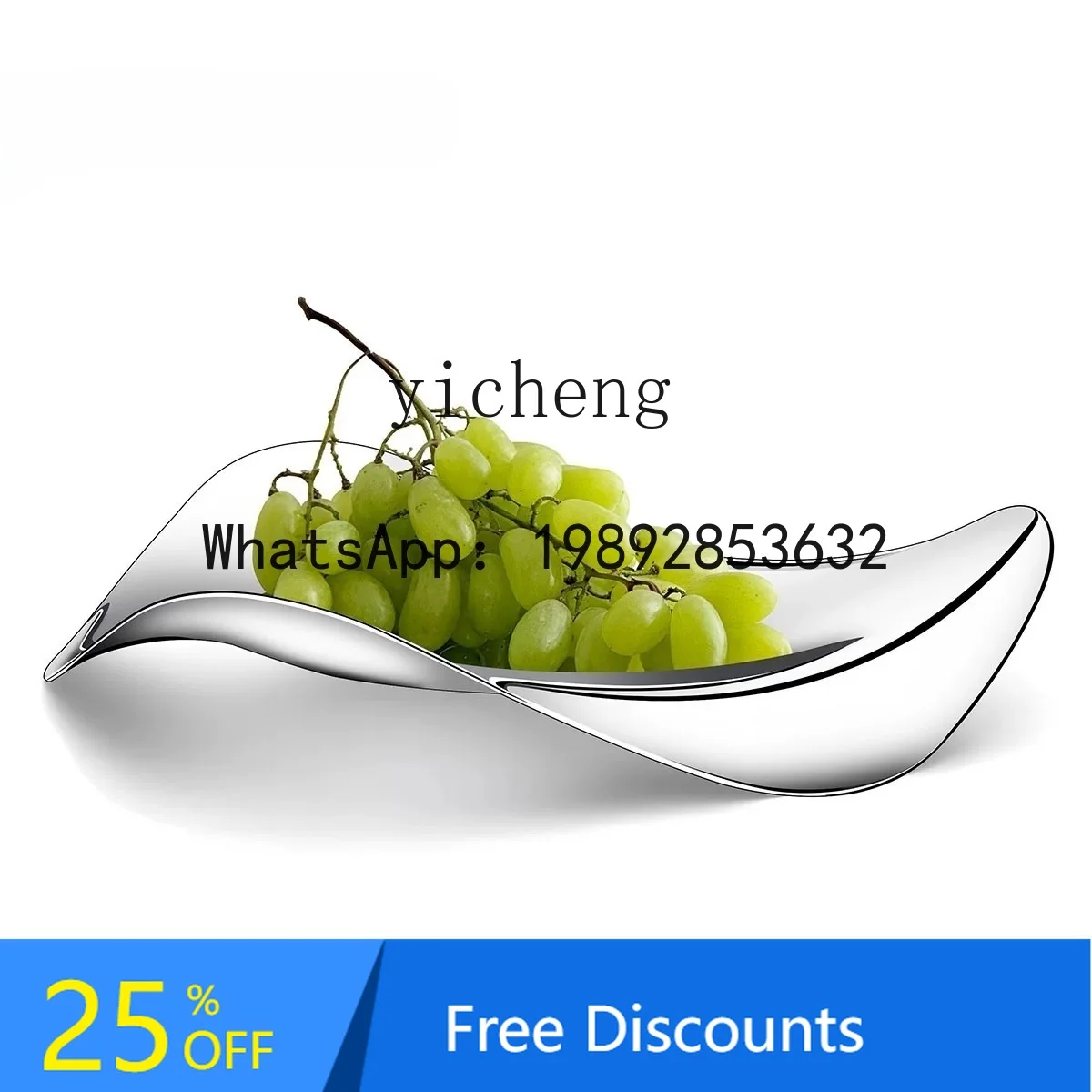 

Light Luxury High-End Decorative Items Home Living Room Ornaments Tray Fruit Plate Dish