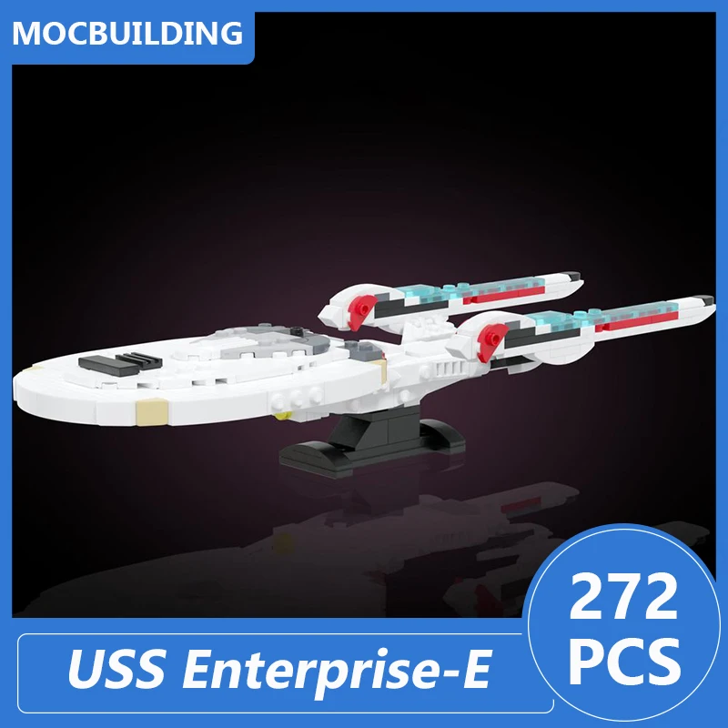 USS Enterprise E & F & NX-01 & Kelvin Timeline Series Moc Building Blocks Diy Assemble Bricks Space Educational Toy Gifts 272PCS