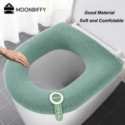 Universal Toilet Seat Cover Bathroom Toilet Pad Cushion Soft Warm Toilet Seat Cushion Bathroom Toilet Accessories