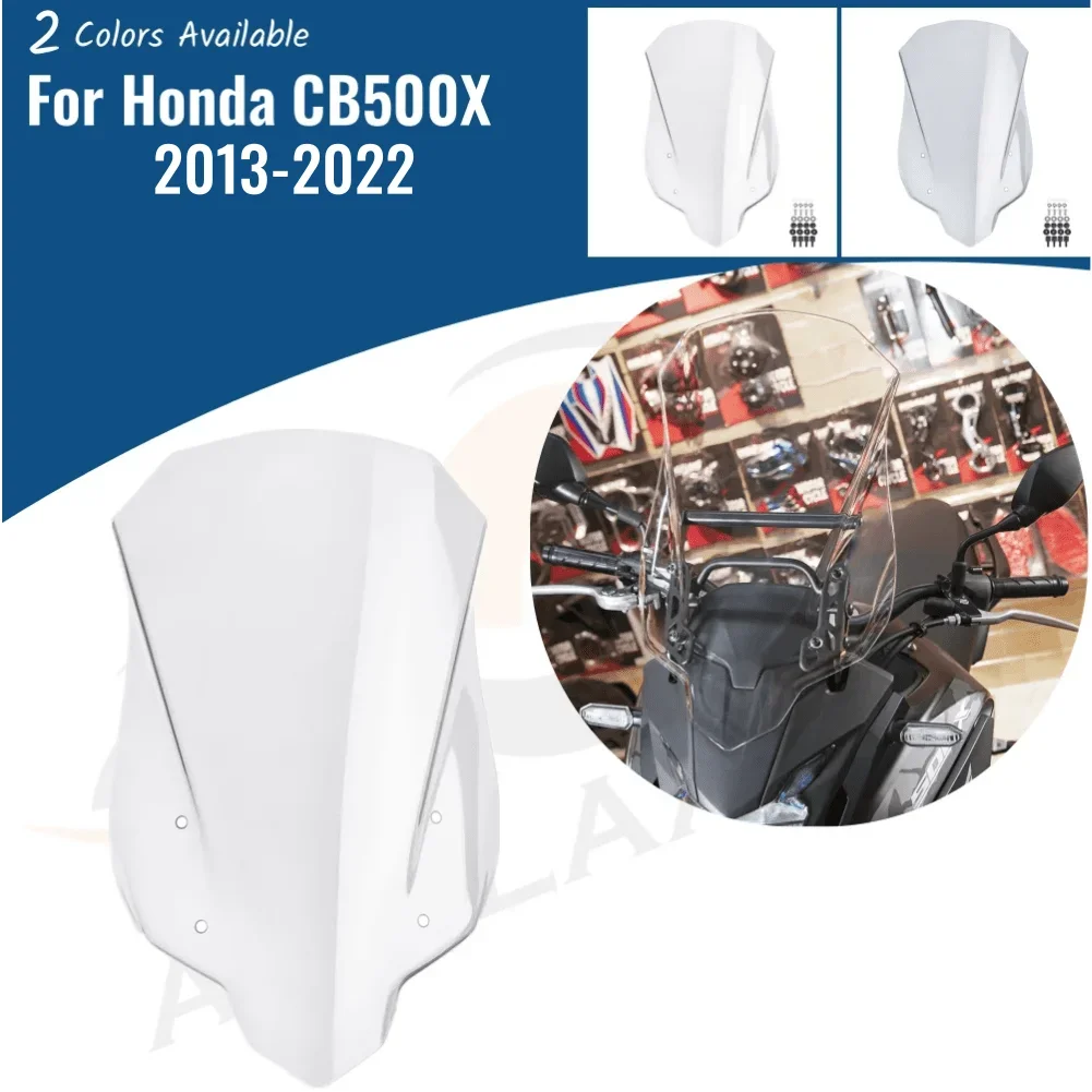 

Лобовое стекло мотоцикла для Honda CB500X 2013 ~ 2022 2015 2018 2020 2016 2017 CB 500X дефлекторы ветровое стекло ветровое стекло