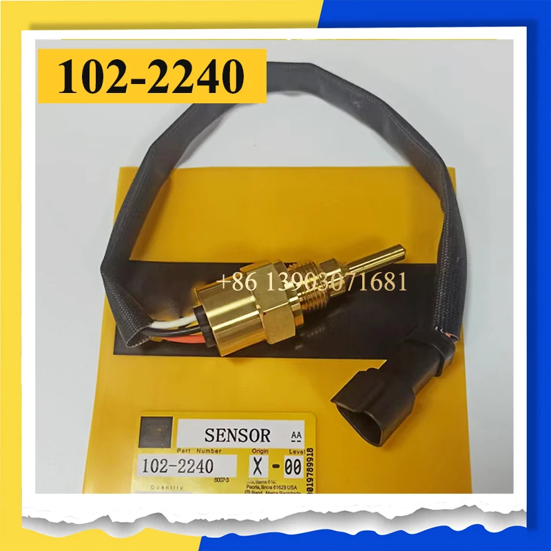 102-2240 1022240 Engine Water Temperature Sensor For Excavator E320D 323D 345B 3512C