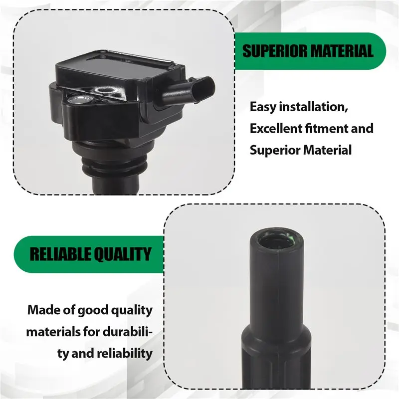 Durable-A1731580103 Car Ignition Coil For Ssangyong Tivoli Korando 1.6L 2.0L G16DF G20 (2012-)
