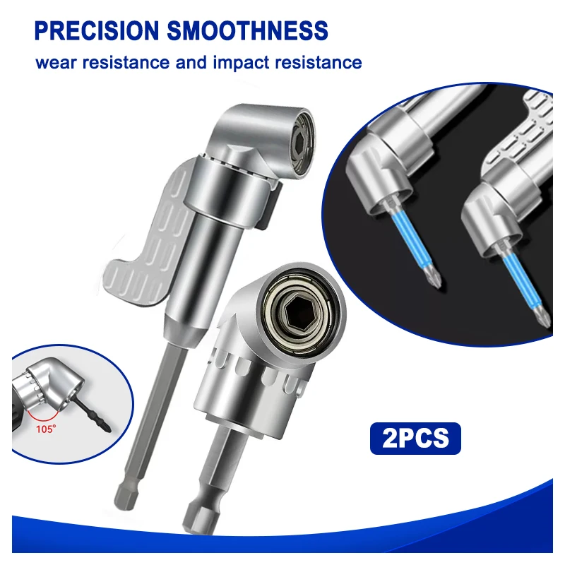 105 Degree Corner Drive Adjustable Angle Drill Driver Electric Corner Device Corner Turning Screwdriver Batch Bending Head