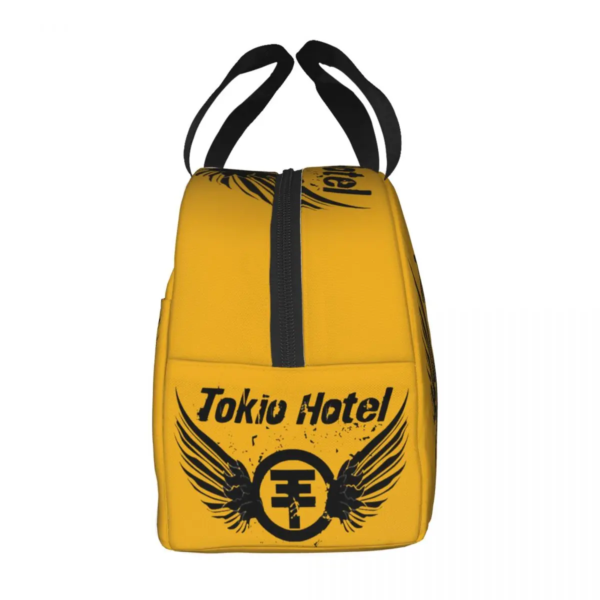 German Rock Tokio Hotel Lunch Bag Women Cooler Warm Insulated Lunch Container Box for Kids School Work Picnic Food Tote Bags