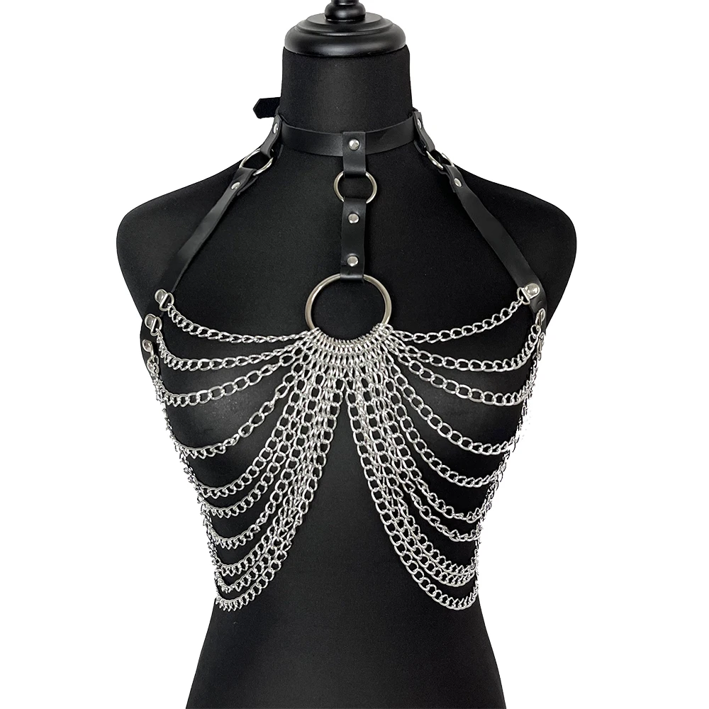 حزام خصر للسيدات مع زخرفة فاسق قابلة للتعديل، إكسسوارات الحفلات اليومية والعطلات، سلع جلدية مثيرة لحزام الحصان #6