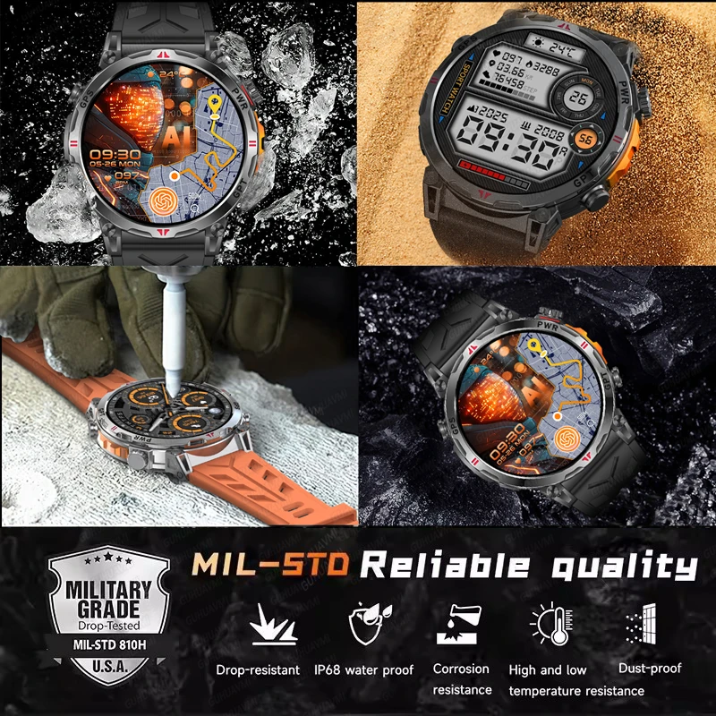 2025 New GPS Smart Watch Bluetooth Call 650Mah 3ATM Waterproof Fitness Tracking Professional GPS Sports Smartwatch For Men Women - Image 3