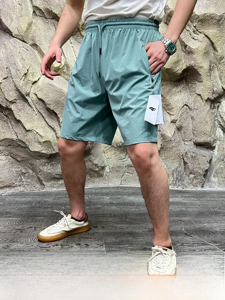 

High-End Outdoor Reflective Design Qui-Dry Moisture-ng Breathable Summer Cool Feeling Tech orts Straight Leg Fit Cas...