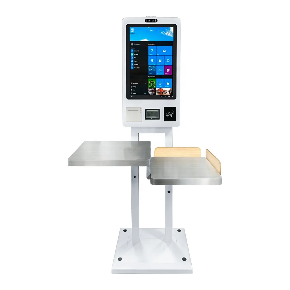 Self-checkout Fast Food Ordering Self-service Payment Kiosk  10-Point Touch Screen for 21.5/23.6/32 Inch Desktop Automatic