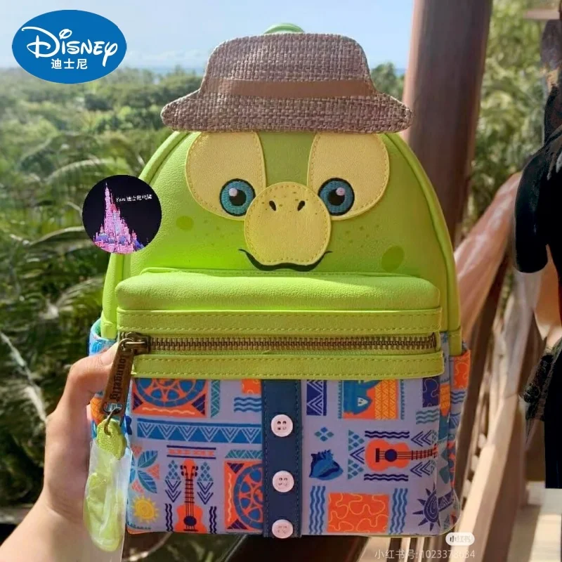 

New Hot Loungefly Clear Cute Disney Hawaii Backpack Women'S Casual Fashion Backpack Outdoor Backpack Gift