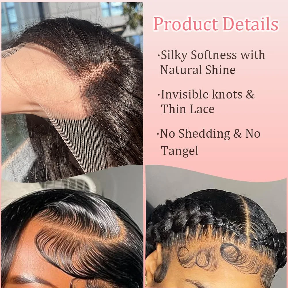 Perucas de Cabelo Humano com Renda Frontal de 30-36 Polegadas, Onduladas, 13x4, 13x6, Peruca de Renda Max 7x6 Pré-arrancada, Perucas Brasileiras de Cabelo Humano com Renda Frontal