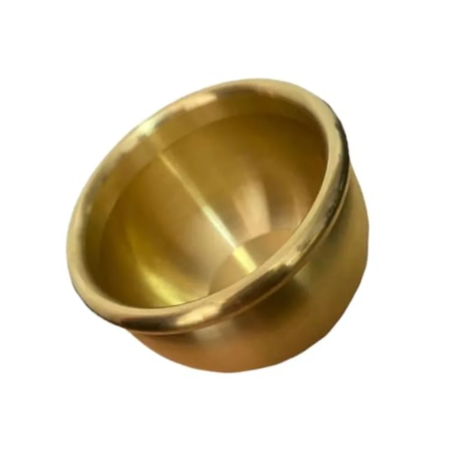 

Copper Cornucopia Incense Holder Small Desktop Burner Vintage Multifunctional Ashtray for Home and Office Decor with Elegant De