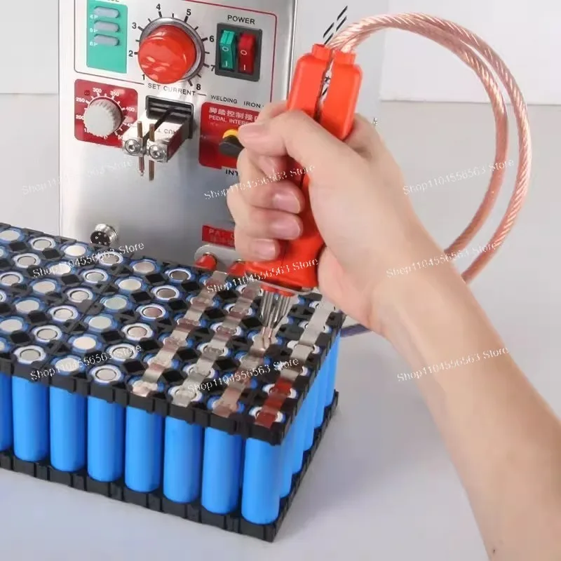 Pen-Type Flexible Balance Spot Welding Handle, Special for 18650 Batteries, One-Handed Integrated Spot Welding Pen